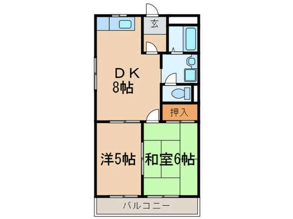 ＡＴハイツの物件間取画像